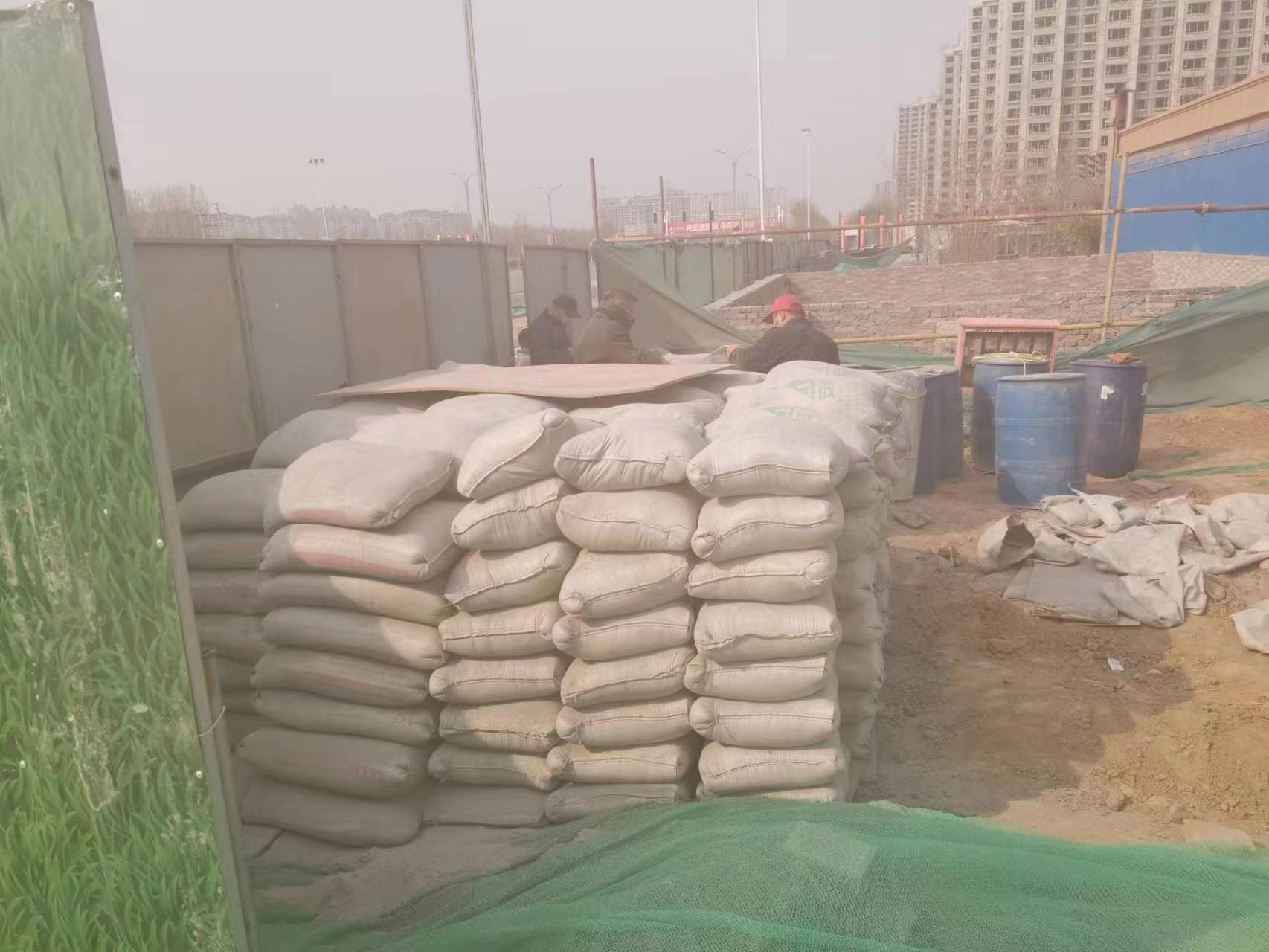 浩口原种场水泥注浆